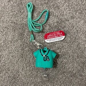Bath & Body Works Teal Medical Field Pocketbac Pal Lanyard